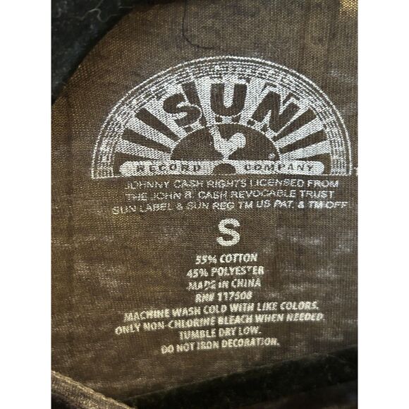 Sun Studios Johnny Cash T-shirt - Size Small - Picture 4 of 4